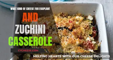 Cheese Choices for Eggplant and Zucchini Casserole