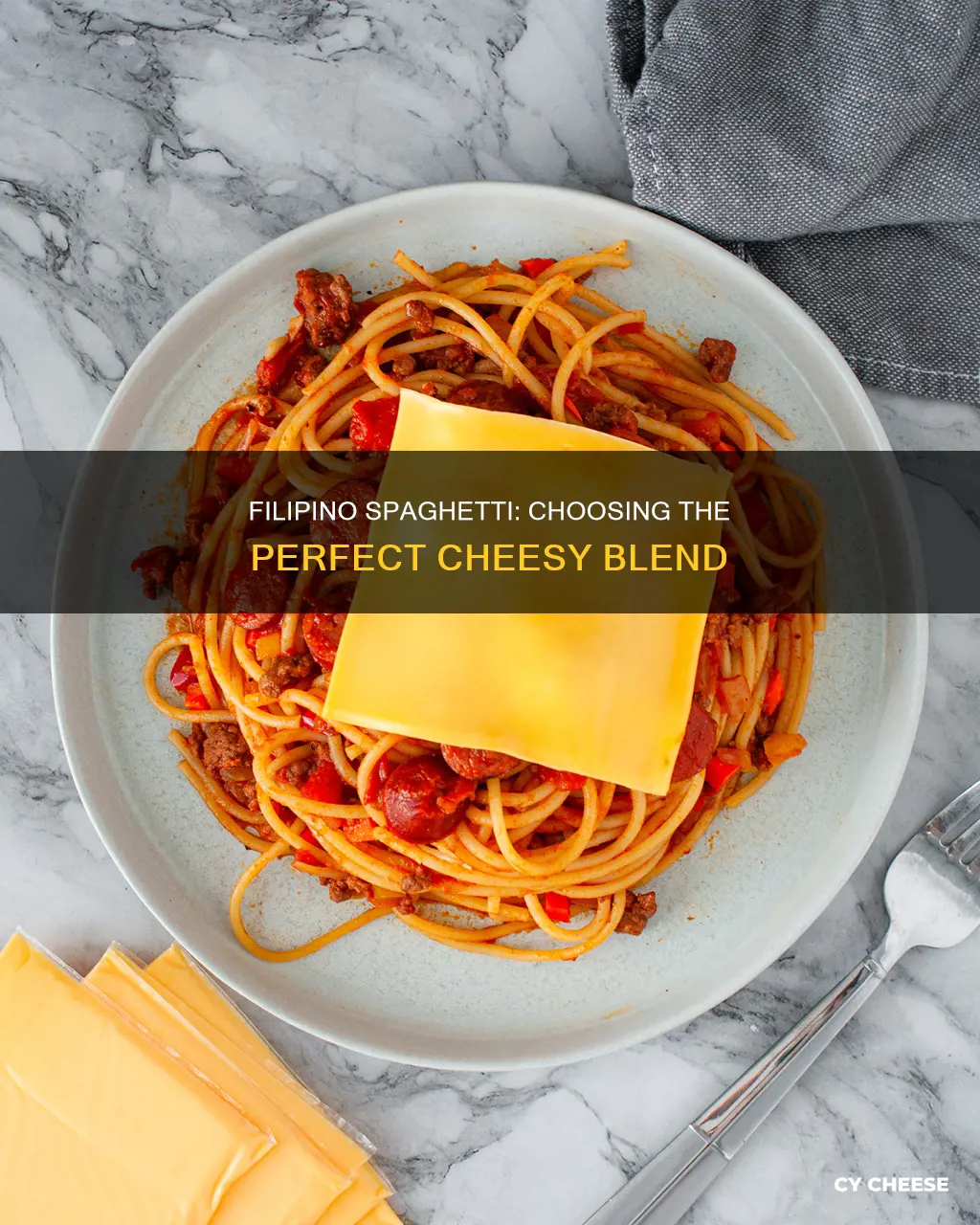 what kind of cheese for filipino spaghetti