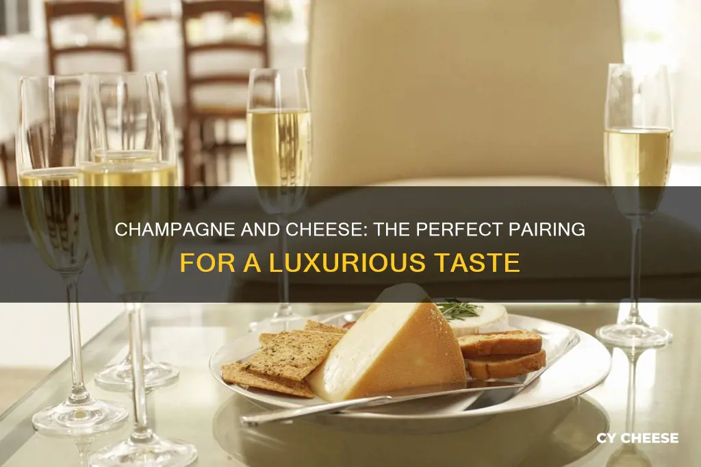 what kind of cheese goes best with champagne