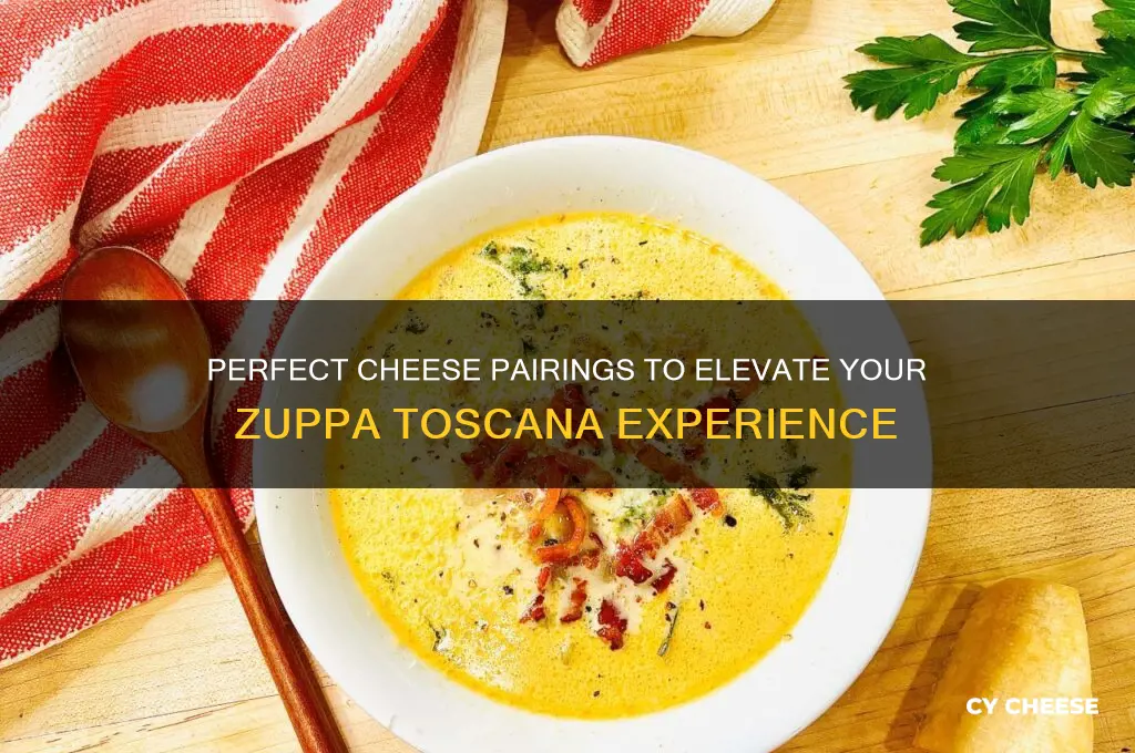 what kind of cheese goes good with zuppa toscana
