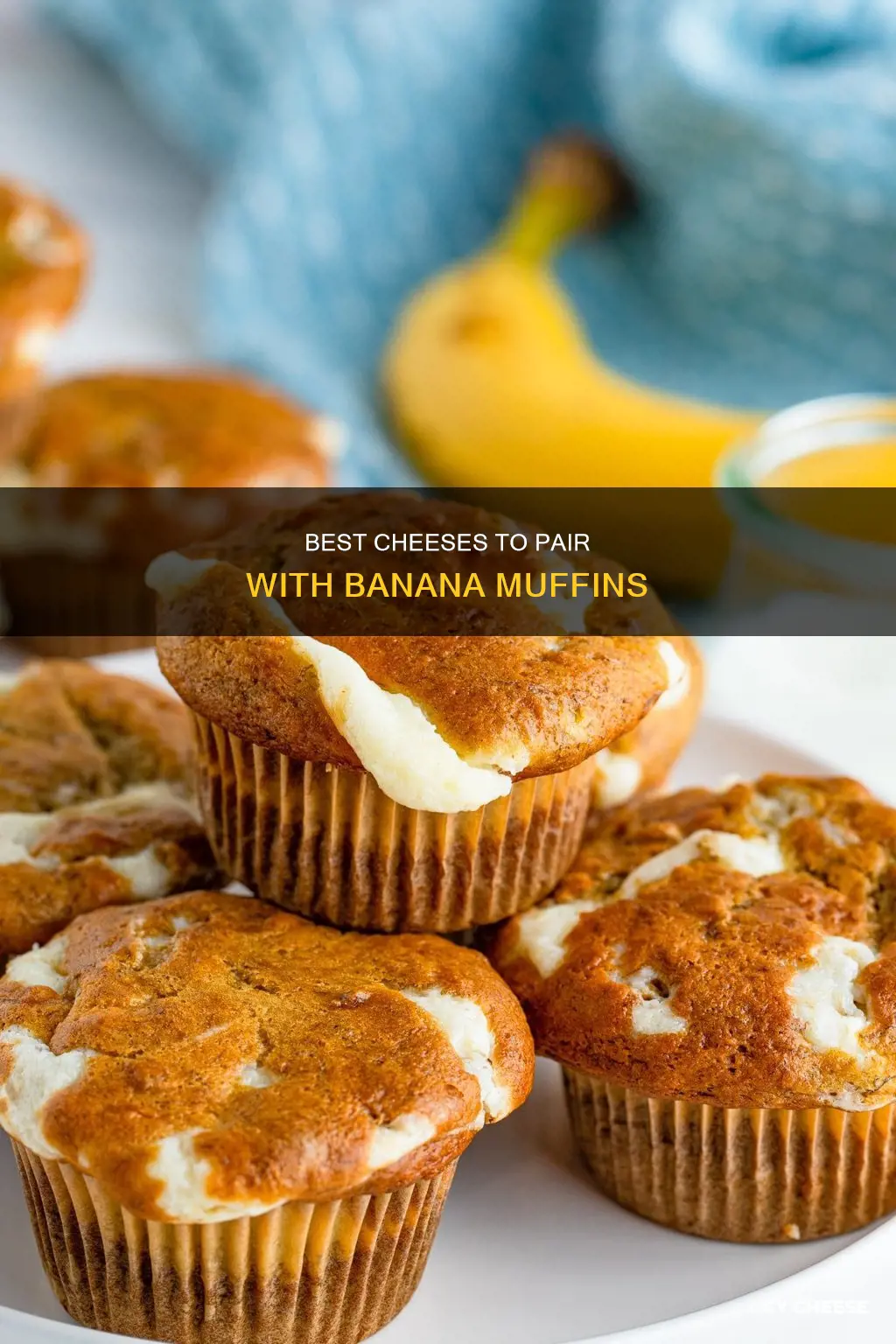 what kind of cheese goes in banana muffins