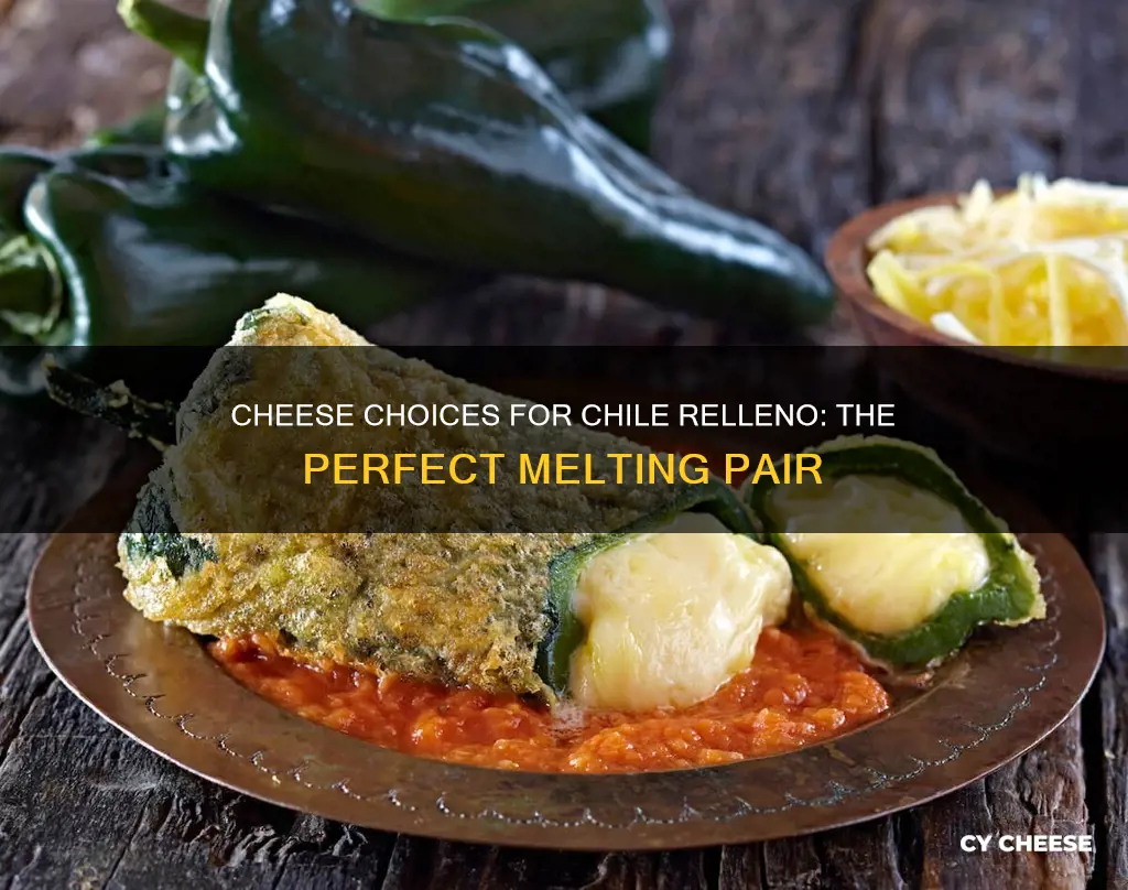 what kind of cheese goes in chile relleno