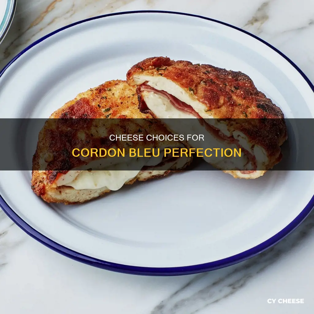 what kind of cheese goes in cordon bleu