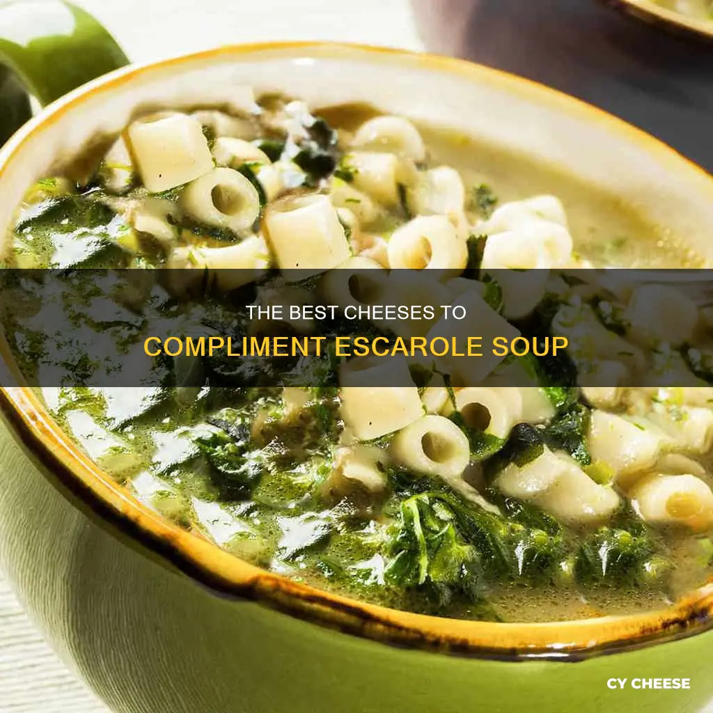 what kind of cheese goes in escarole soup