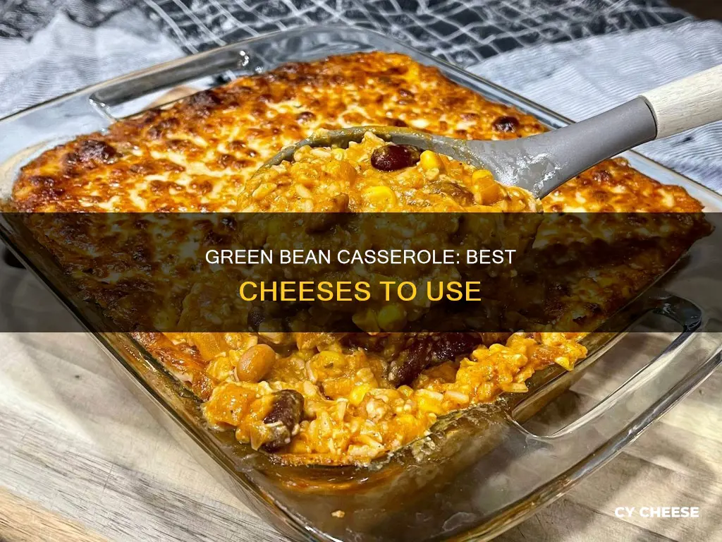 what kind of cheese goes in green bean casserole