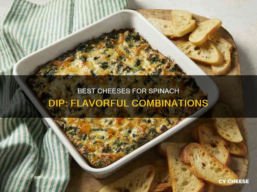 what kind of cheese goes in spinach dip