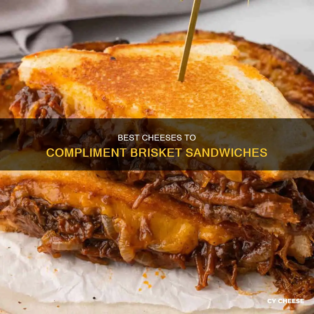 what kind of cheese goes on a brisket sandwich