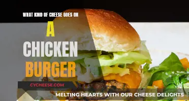 Chicken Burger Cheese: The Best Melty Topping