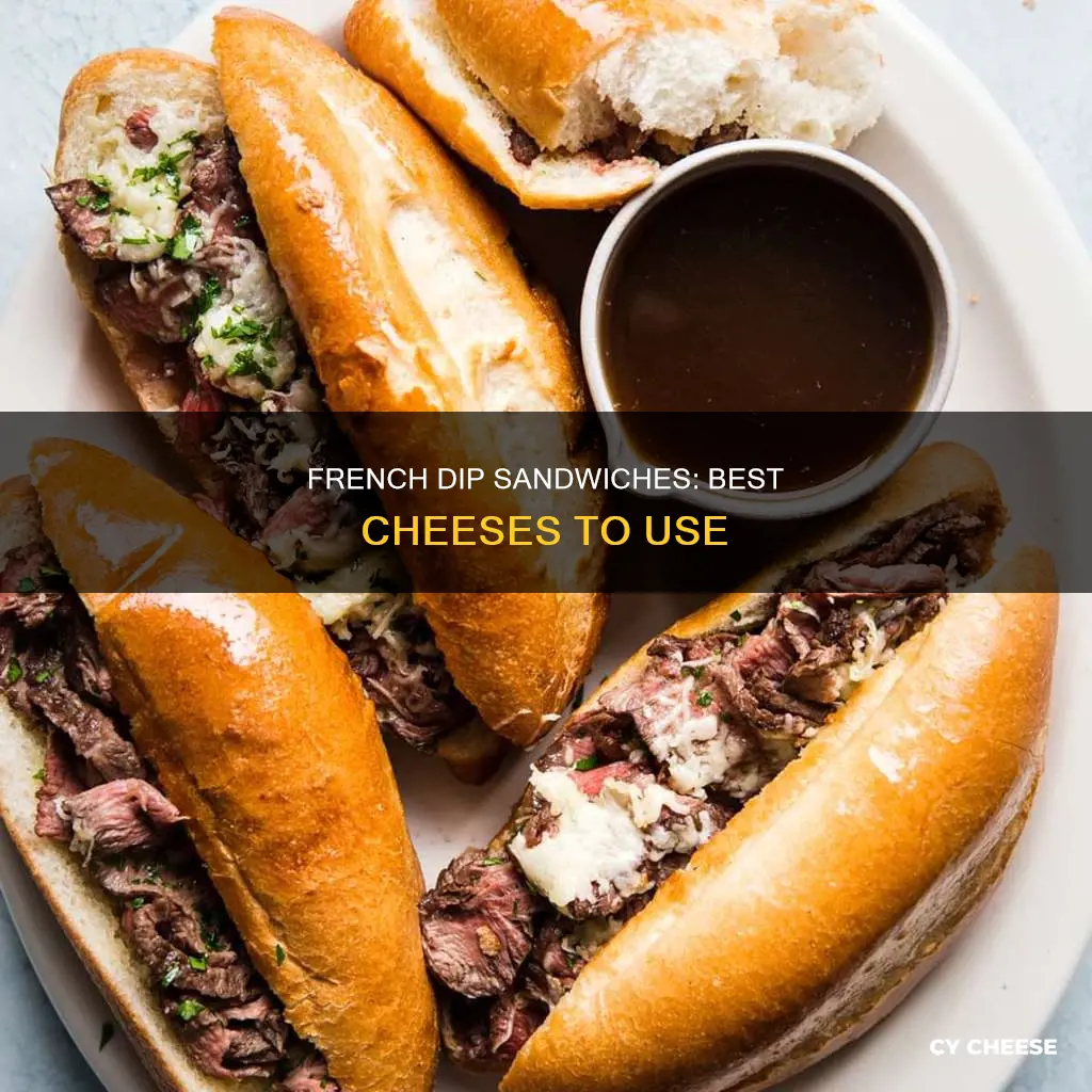 what kind of cheese goes on a french dip sandwich