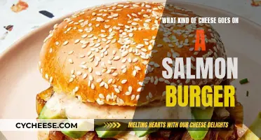 Salmon Burger Bliss: Creamy Cheese Choices