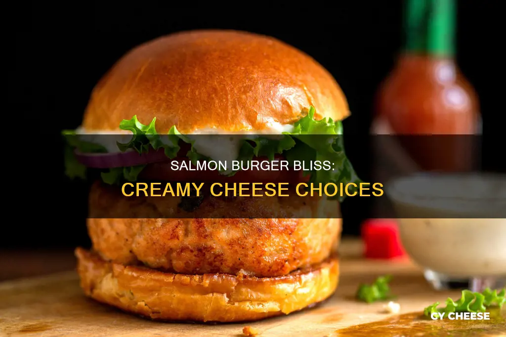 what kind of cheese goes on a salmon burger