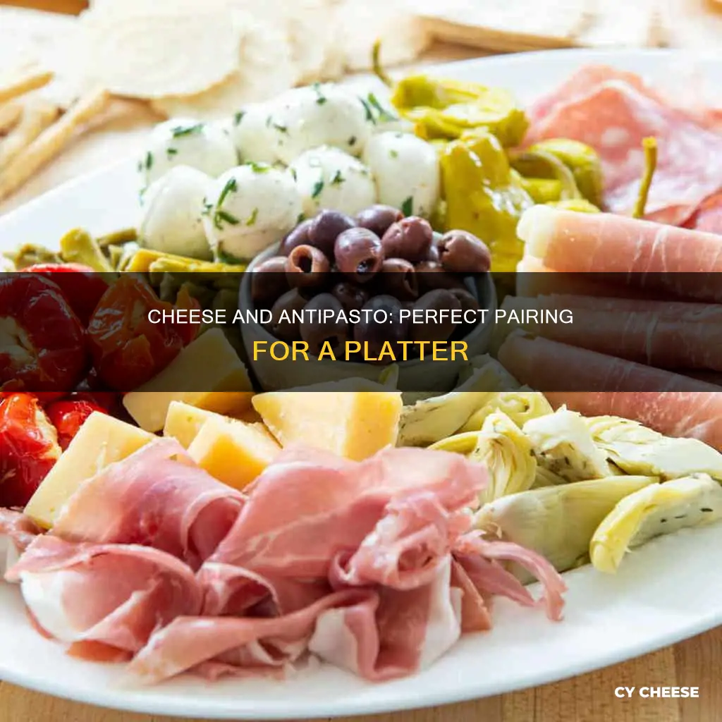 what kind of cheese goes on an antipasto platter