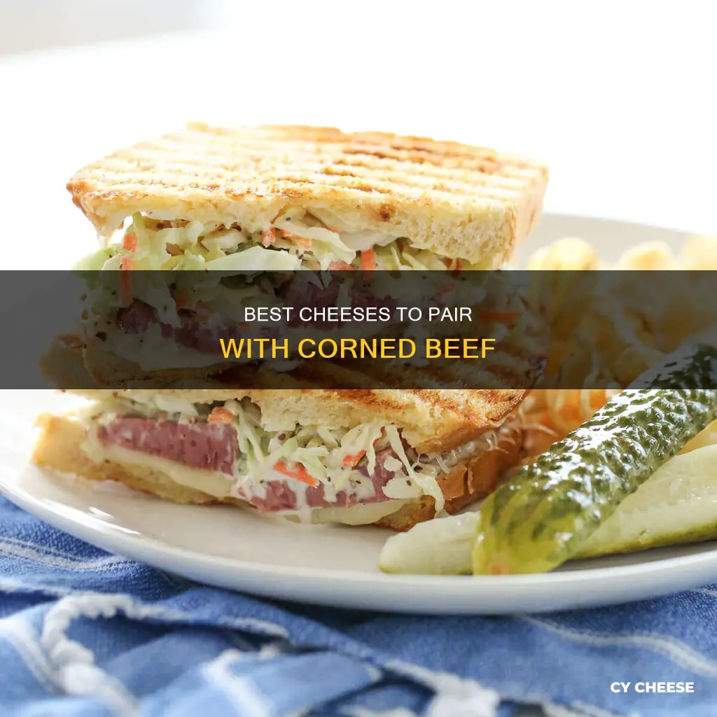 what kind of cheese goes on corned beef