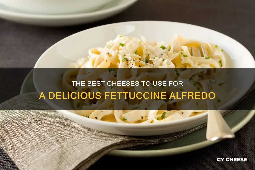 what kind of cheese goes on fettuccine alfredo