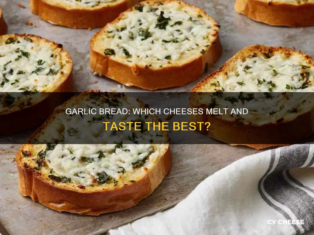 what kind of cheese goes on garlic bread