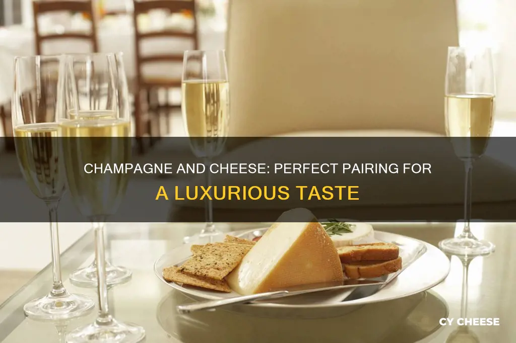 what kind of cheese goes well with champagne