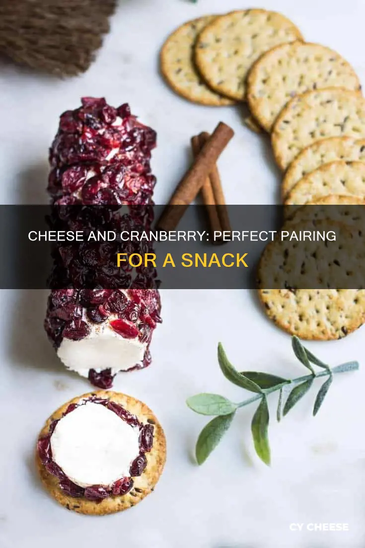 what kind of cheese goes well with cranberries