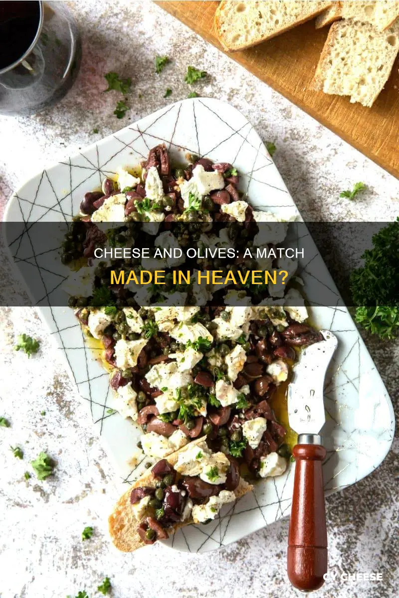 what kind of cheese goes well with olives