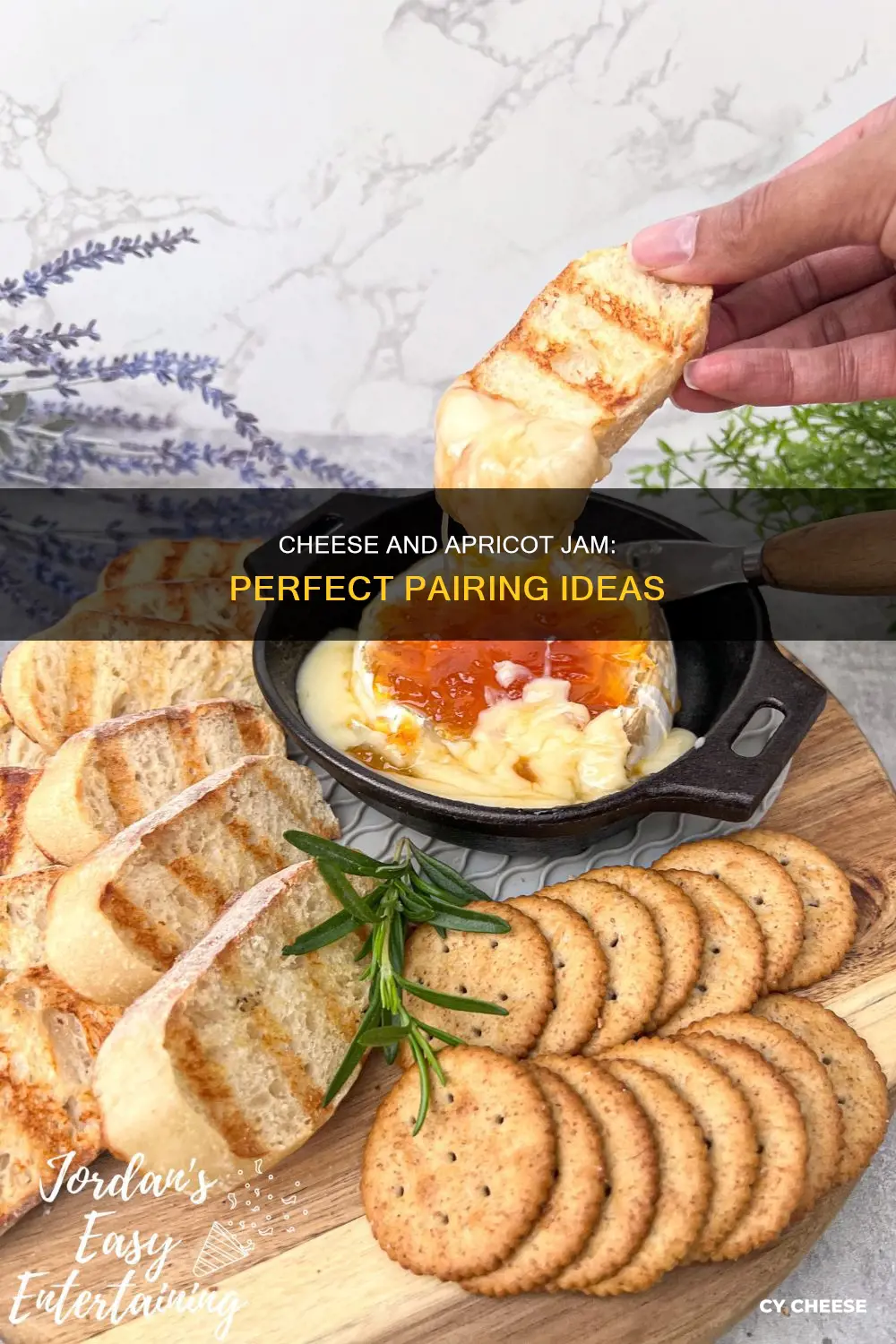 what kind of cheese goes with apricot jam