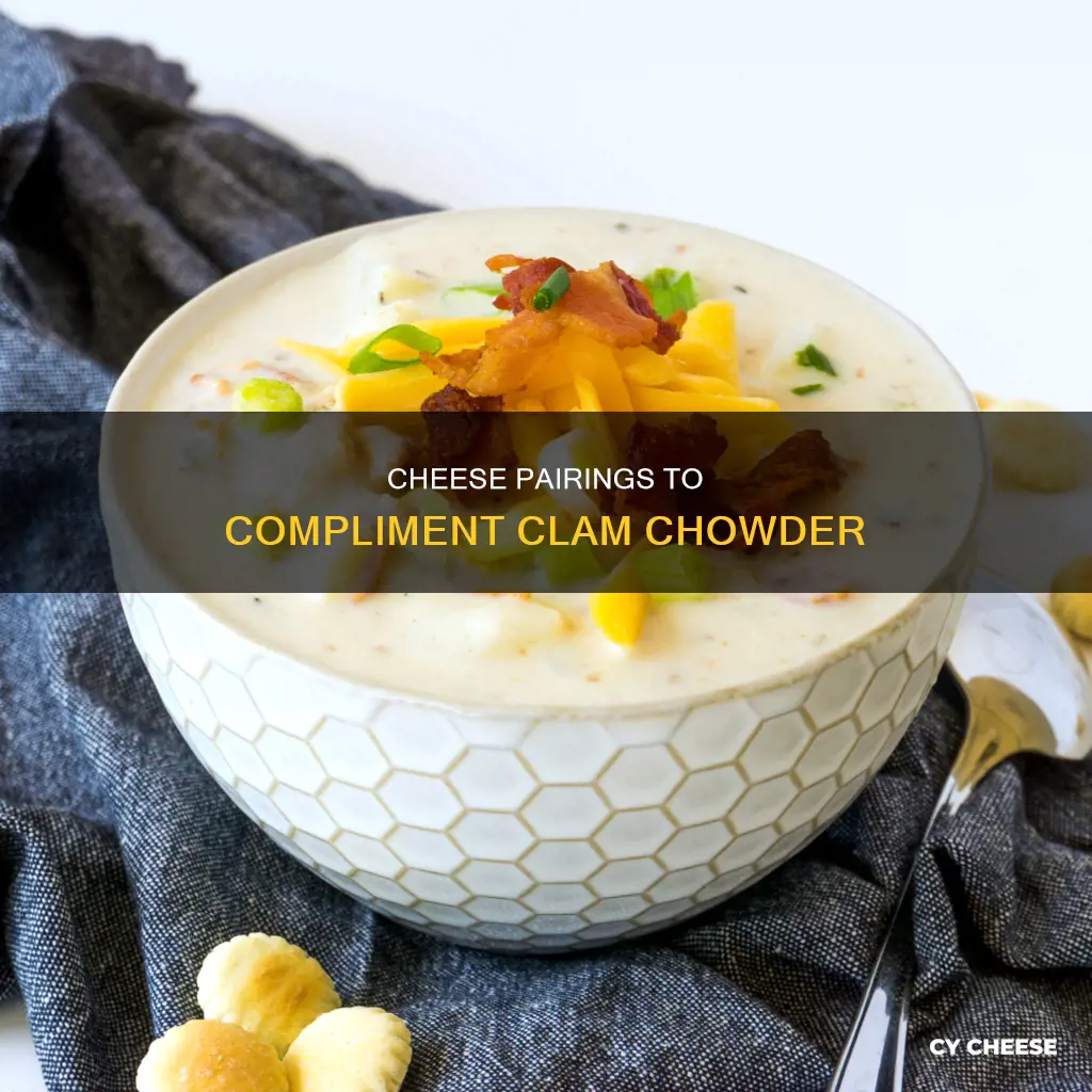 what kind of cheese goes with clam chowder