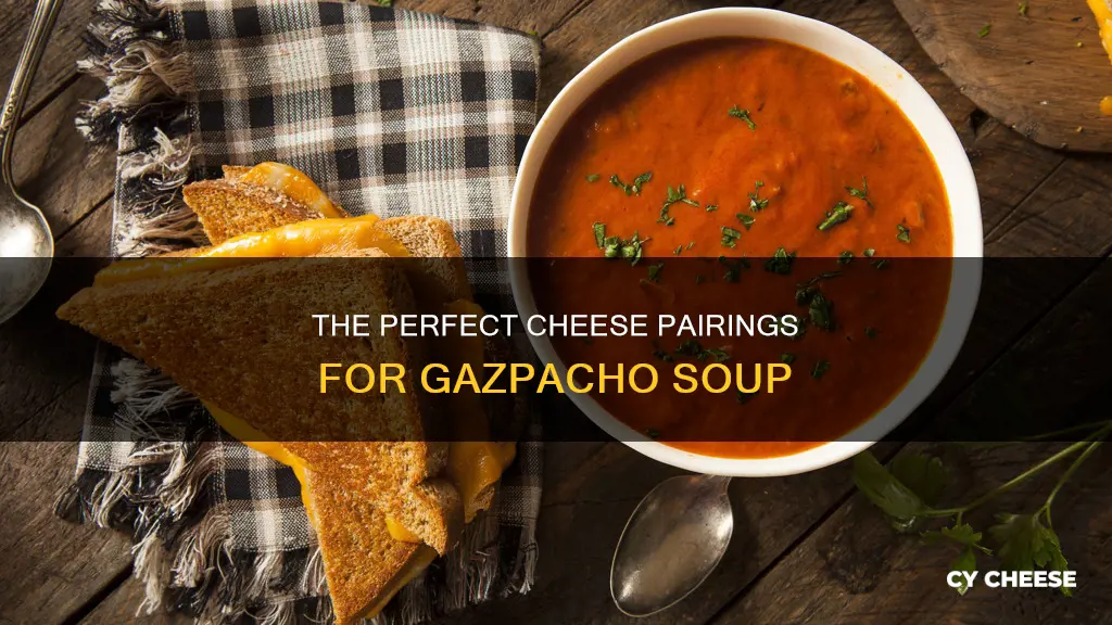 what kind of cheese goes with gazpacho