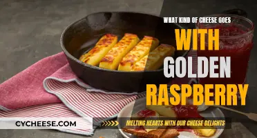 Golden Raspberry Bliss: Creamy Cheese Pairings