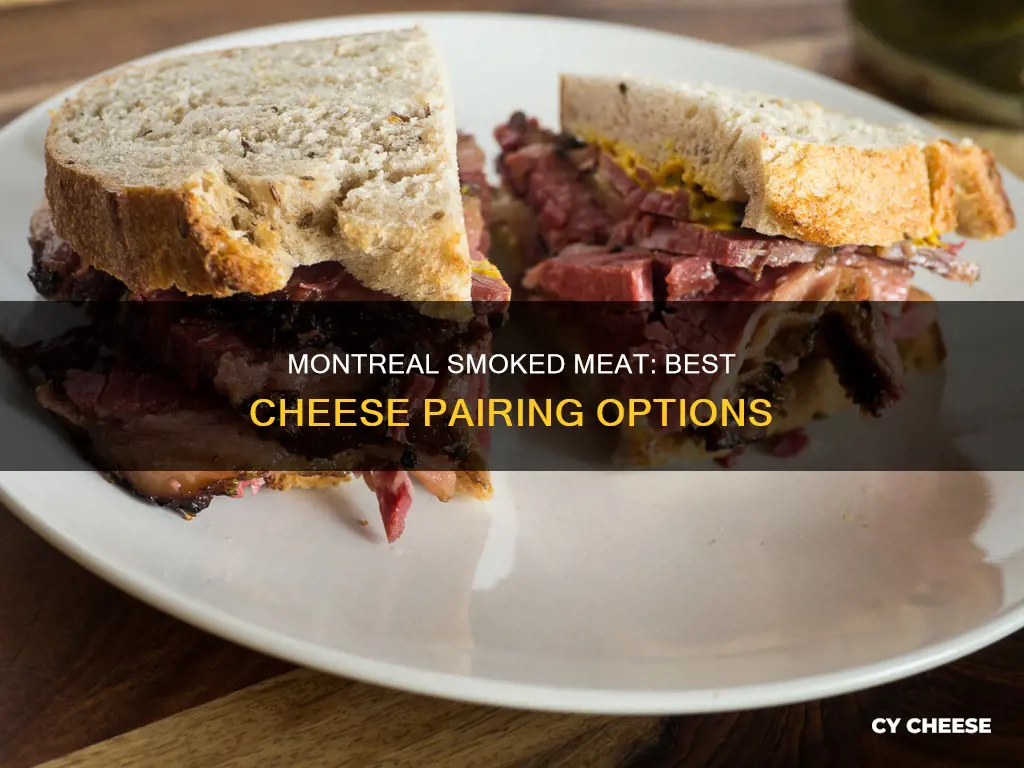 what kind of cheese goes with montreal smoked meat