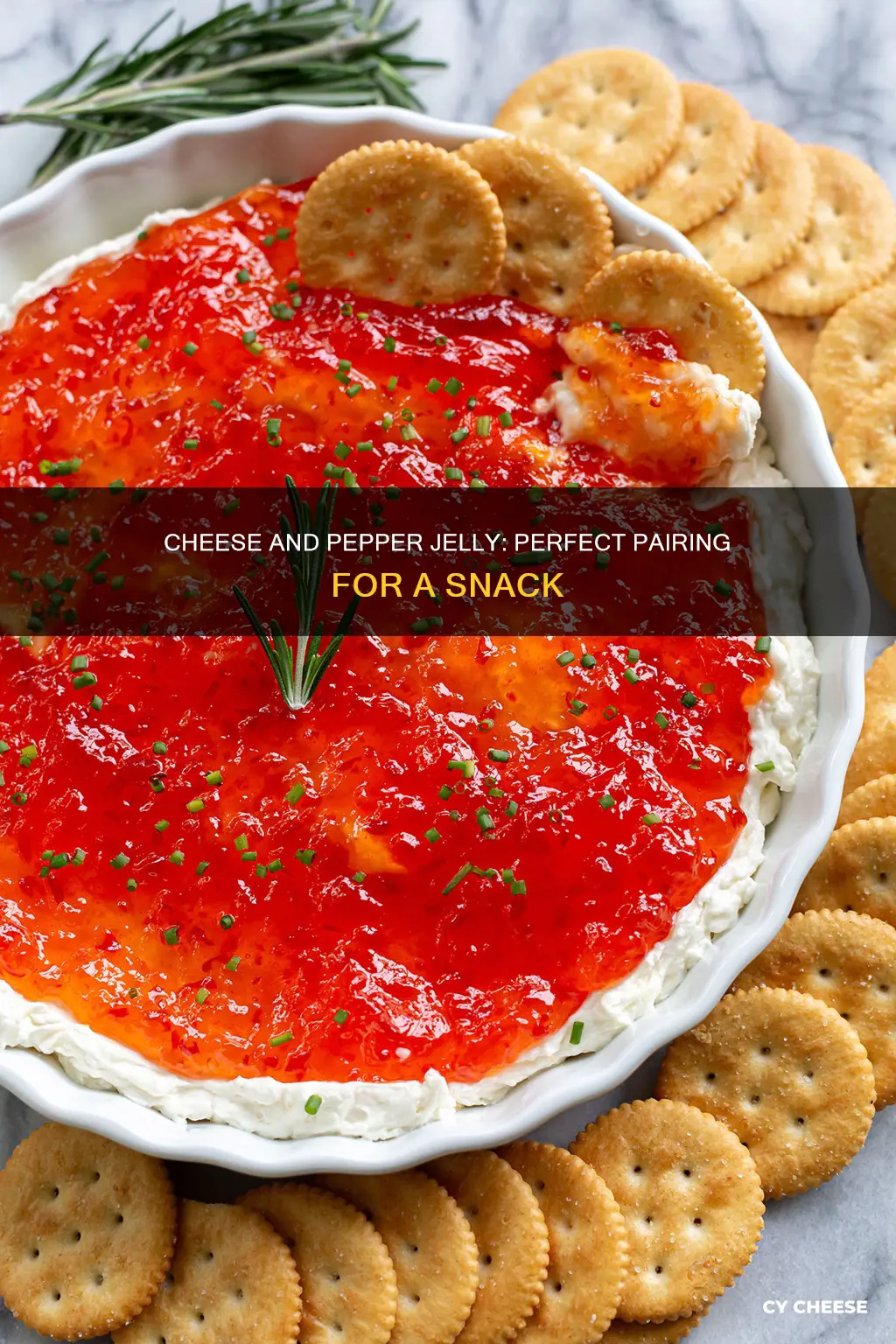 what kind of cheese goes with pepper jelly