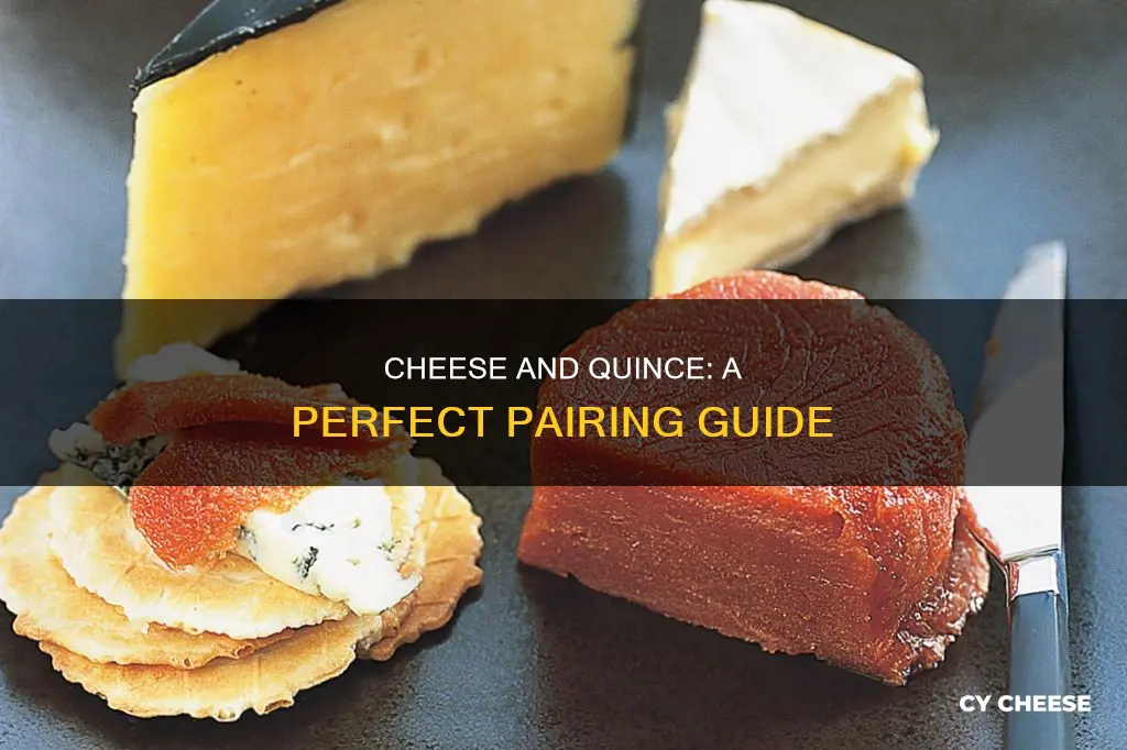 what kind of cheese goes with quince paste