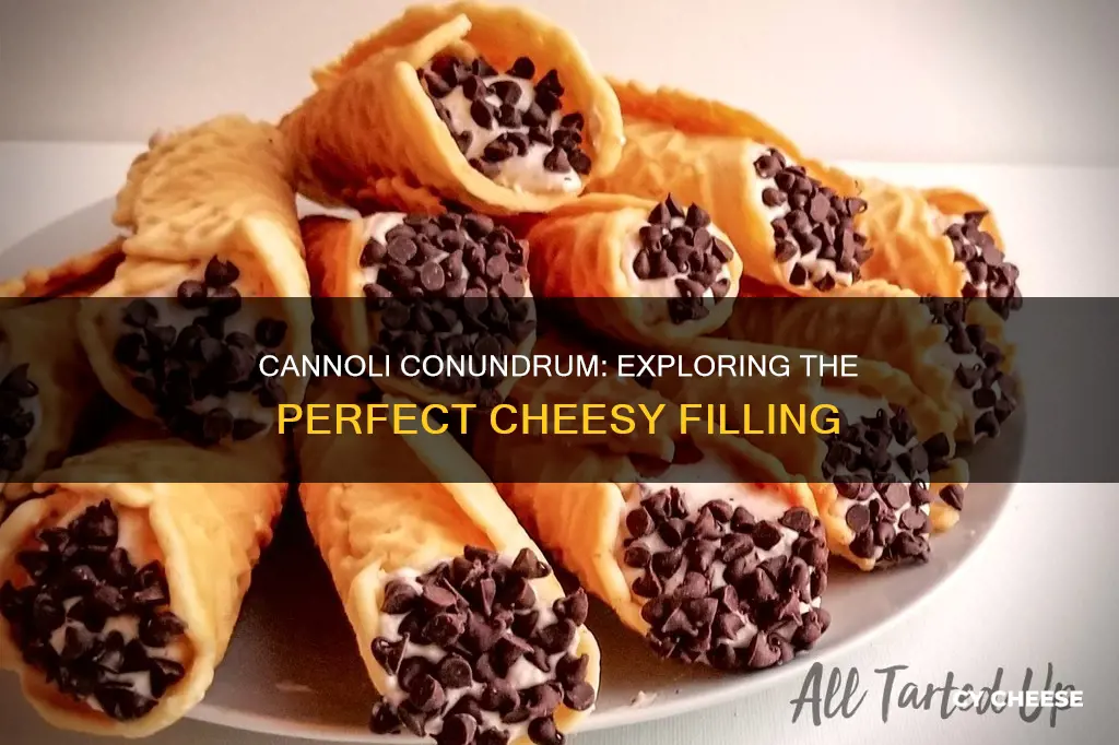 what kind of cheese in a cannoli