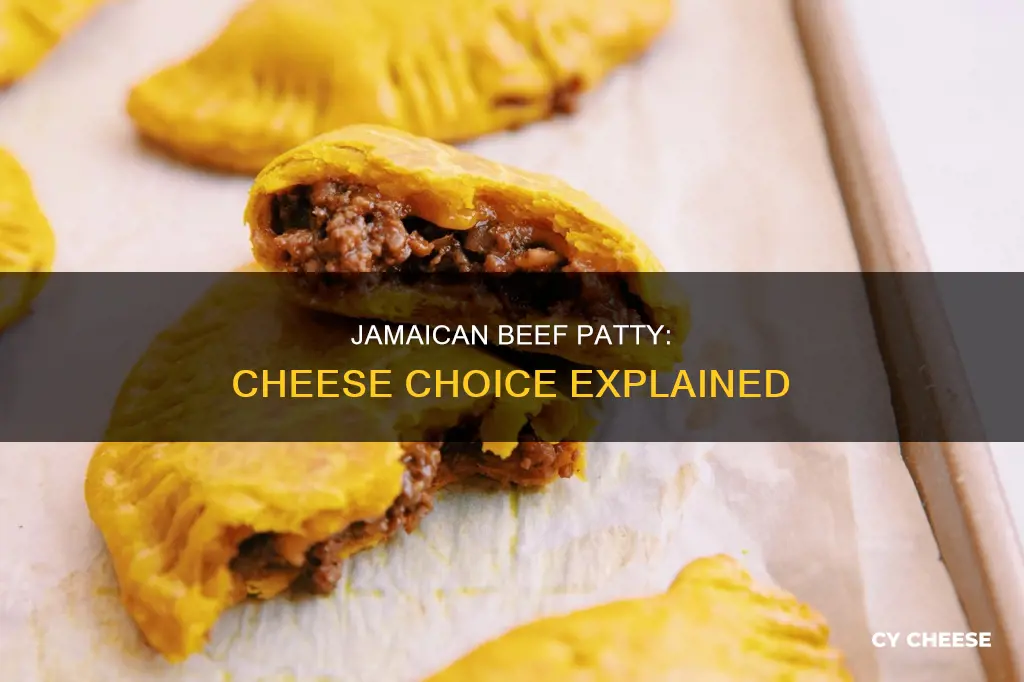 what kind of cheese in a jamaican beef patty