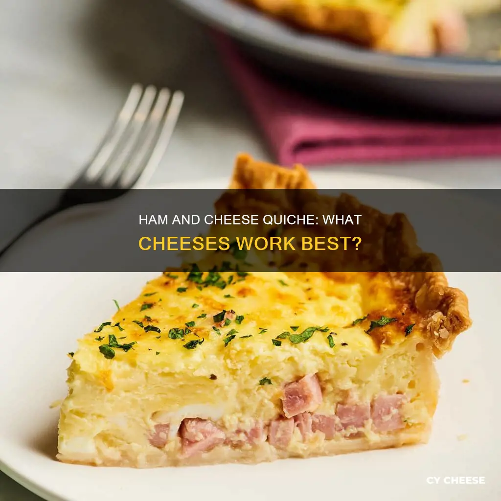 what kind of cheese in ham and cheese quiche