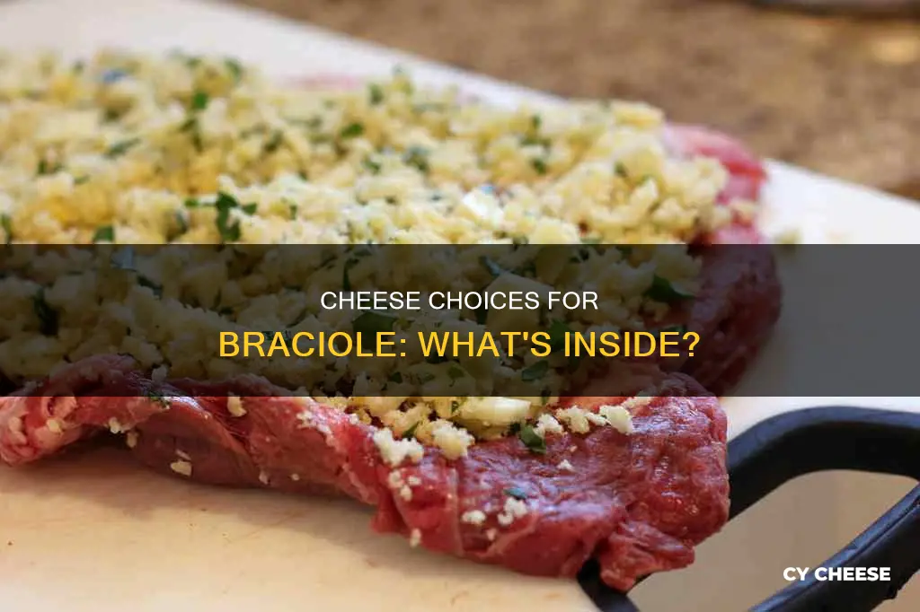 what kind of cheese in in braciole