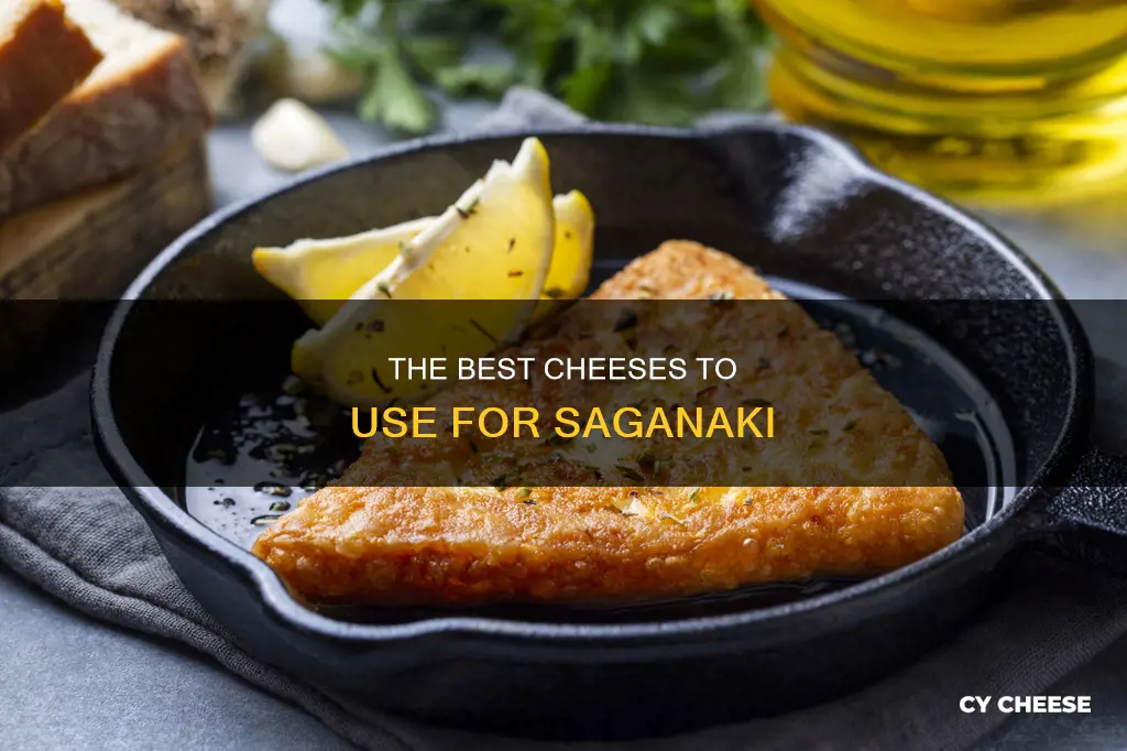 what kind of cheese in saganaki