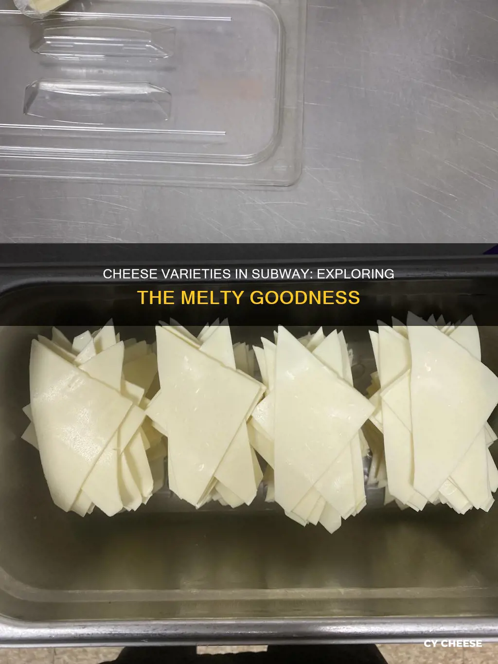 what kind of cheese in subway