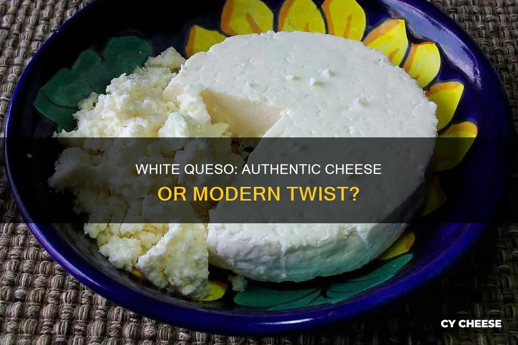 what kind of cheese in white queso authebtic