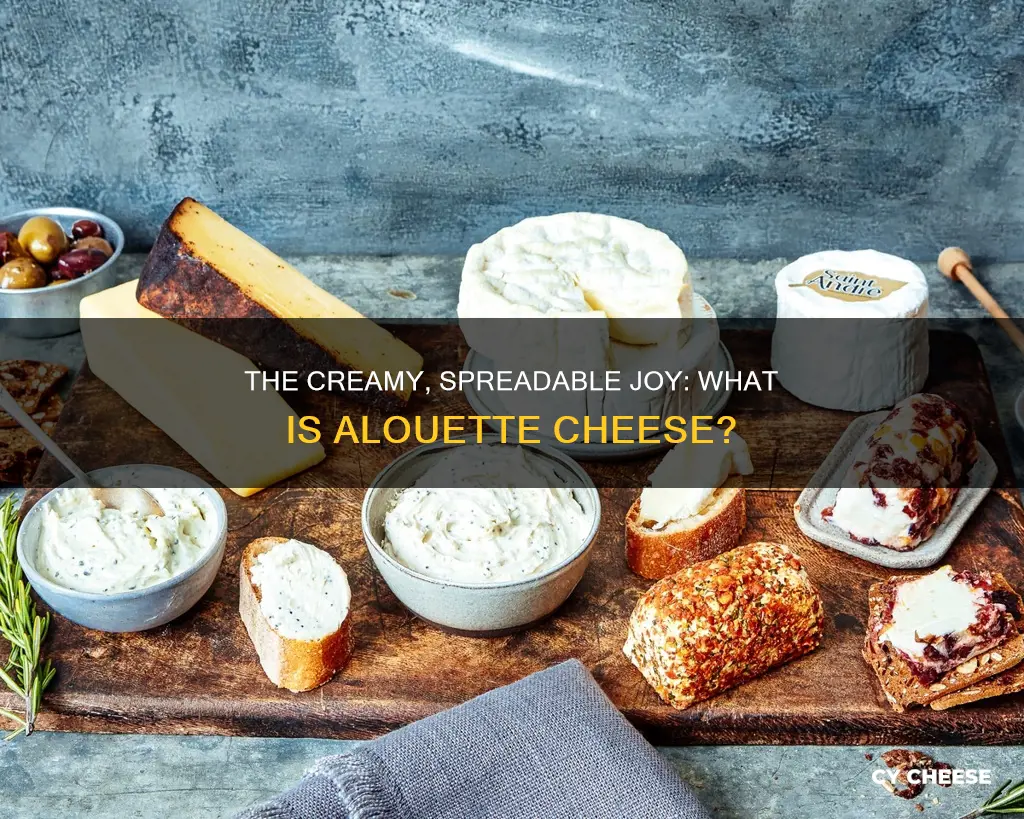 what kind of cheese is alouette spreadable cheese