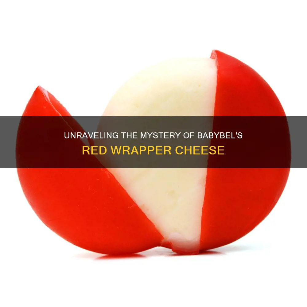 what kind of cheese is babybel red wrapper