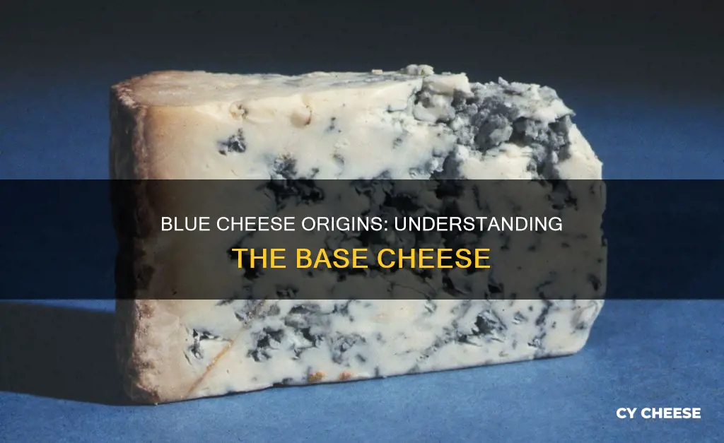 what kind of cheese is blue cheese made from