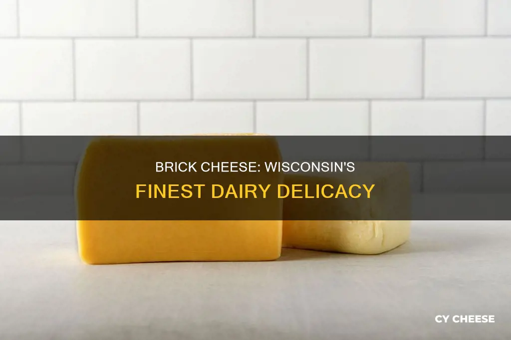 what kind of cheese is brick cheese wisconsin