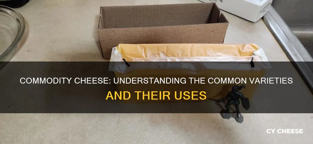 what kind of cheese is commodity cheese