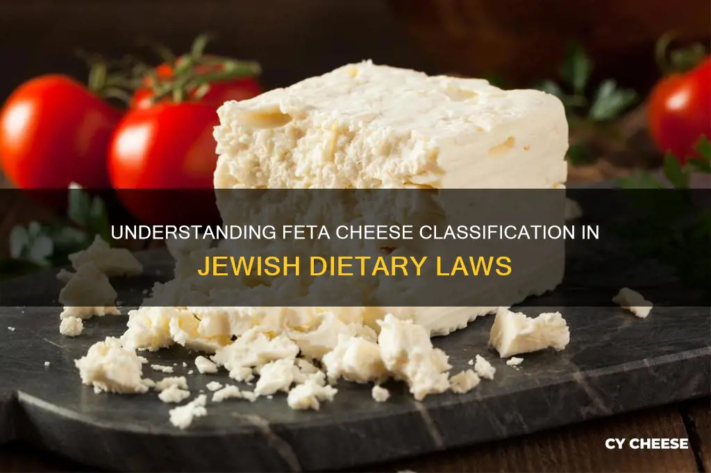 what kind of cheese is feta cheese considered in kashrut