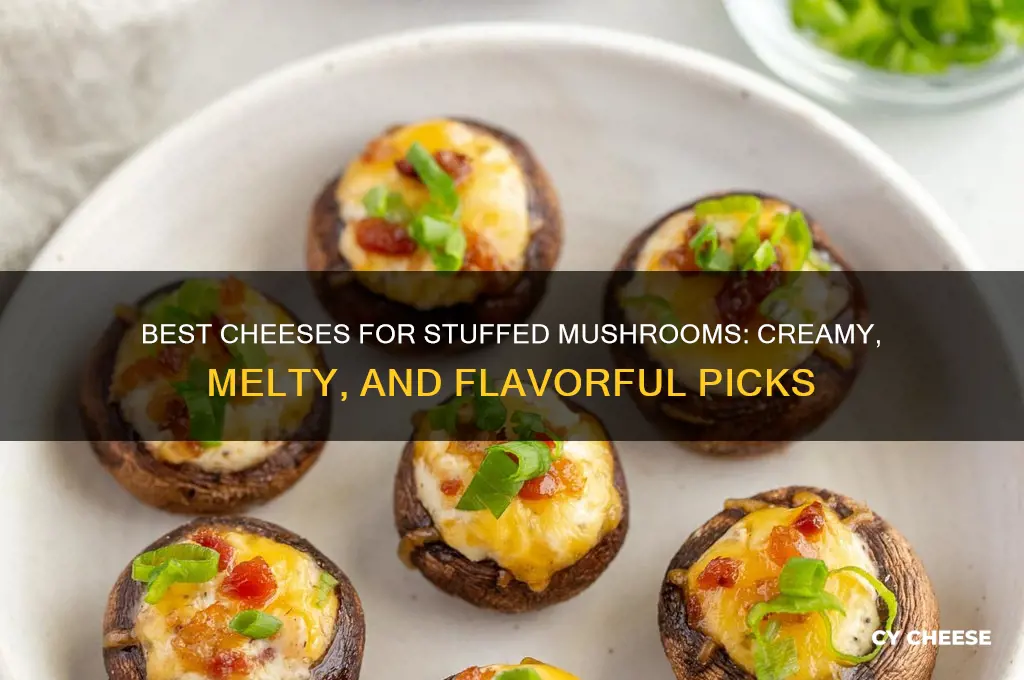 what kind of cheese is good for atuff mushrooms