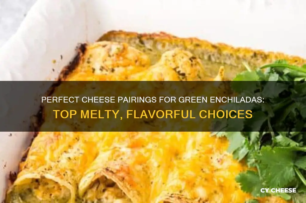 what kind of cheese is good on in green enchilada