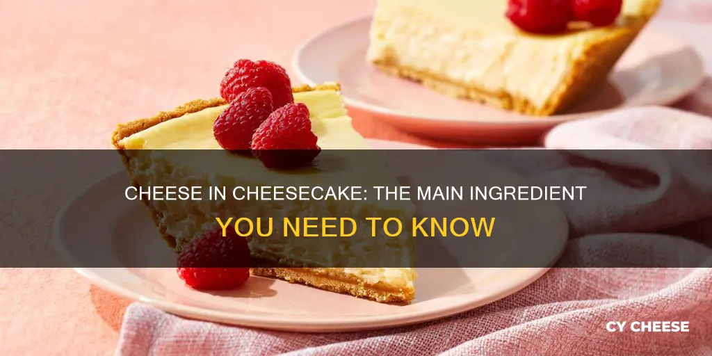 what kind of cheese is in a cheesecake