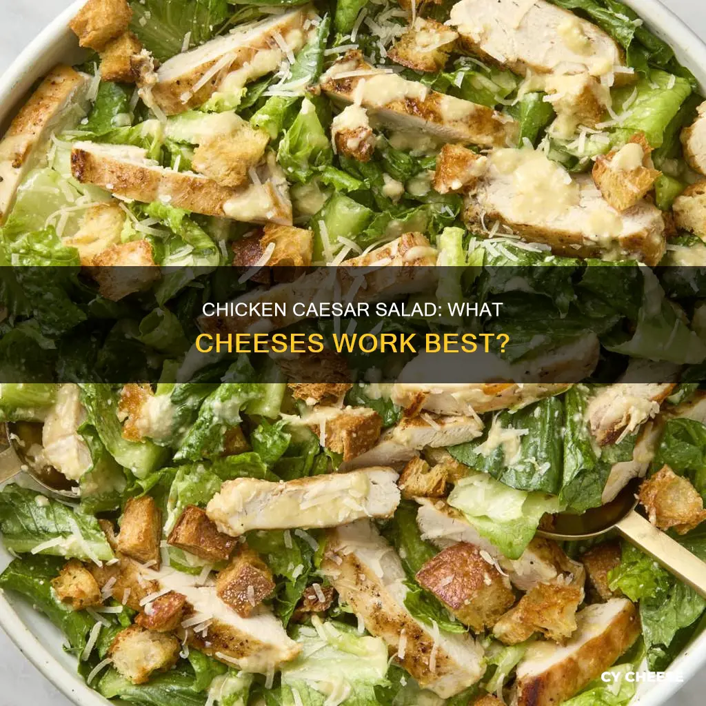 what kind of cheese is in a chicken caesar salad