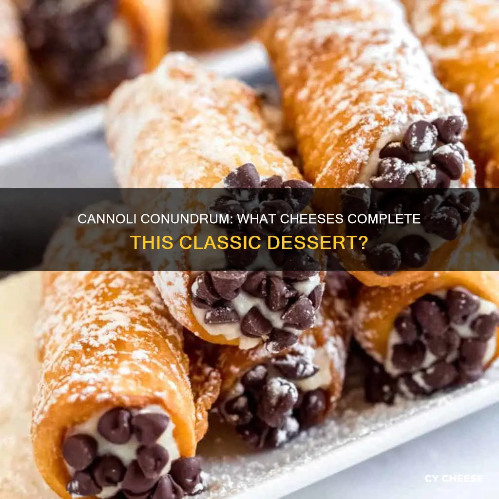 what kind of cheese is in a classic cannoli