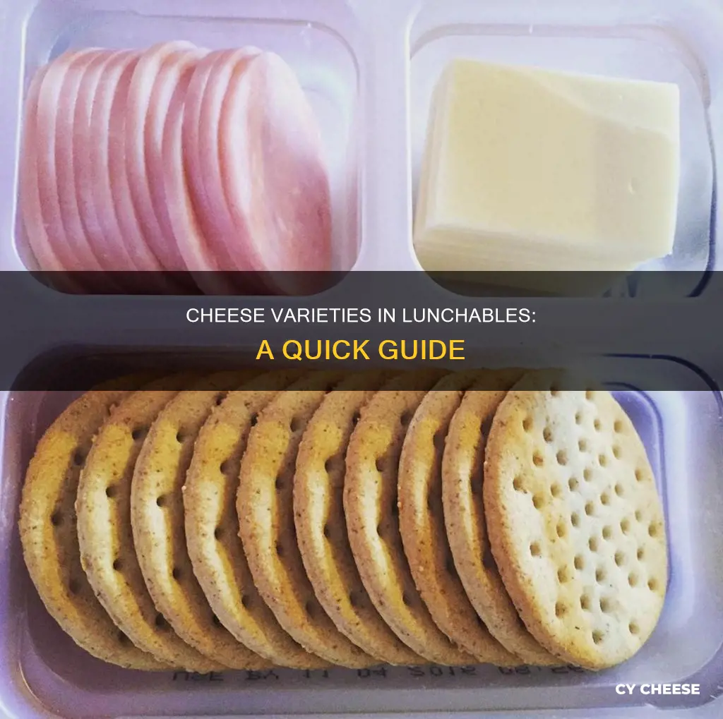 what kind of cheese is in a lunchable