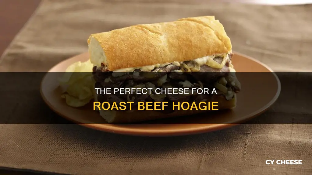 what kind of cheese is in a roast beef hoage