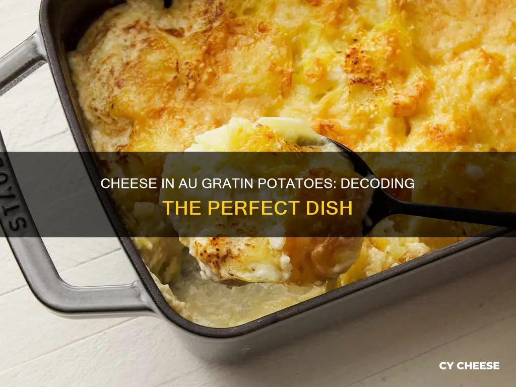 what kind of cheese is in au gratin potatoes